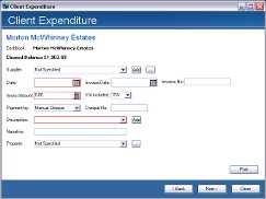 More efficient transaction input screens